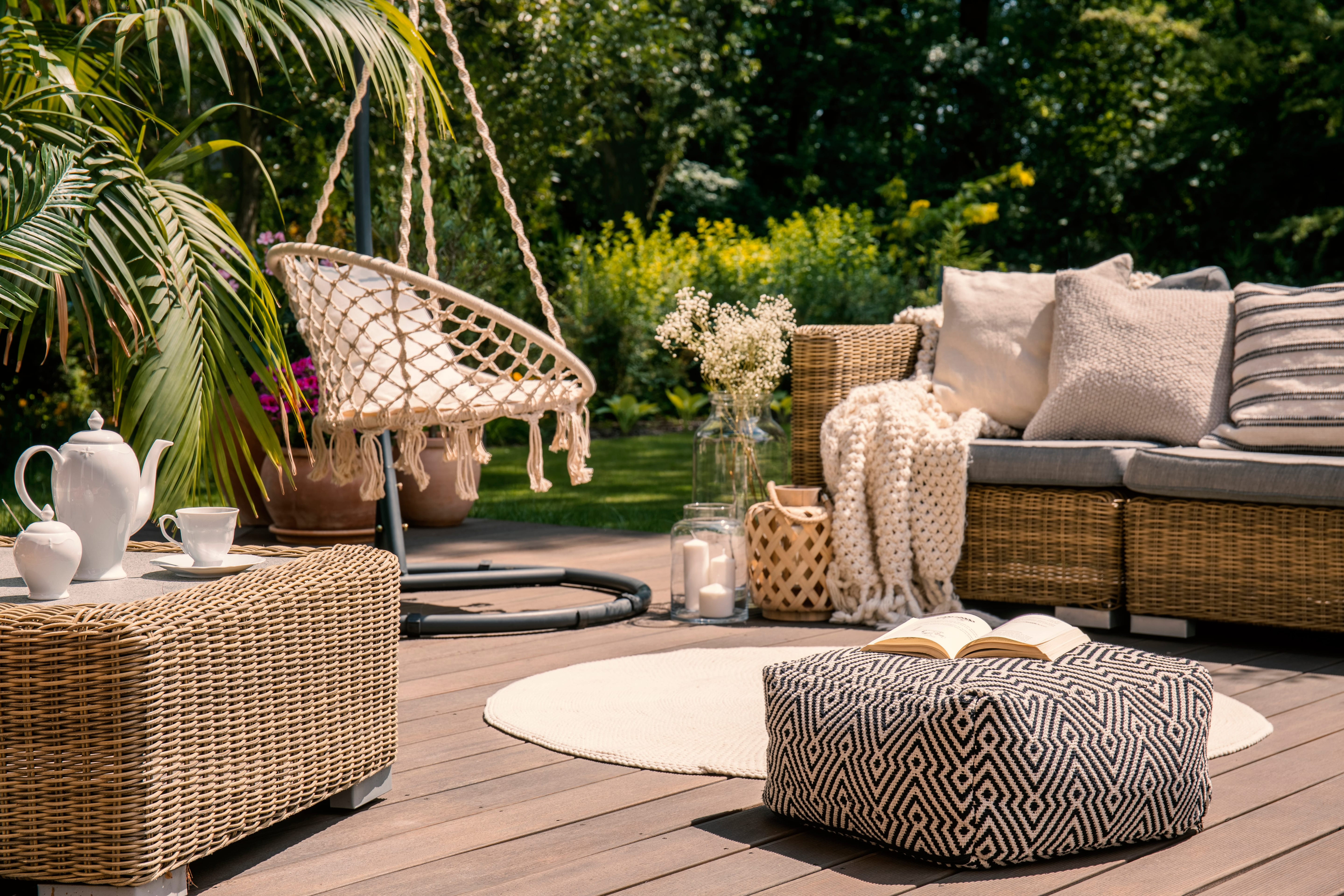 Villa arena Ibiza Tuin header